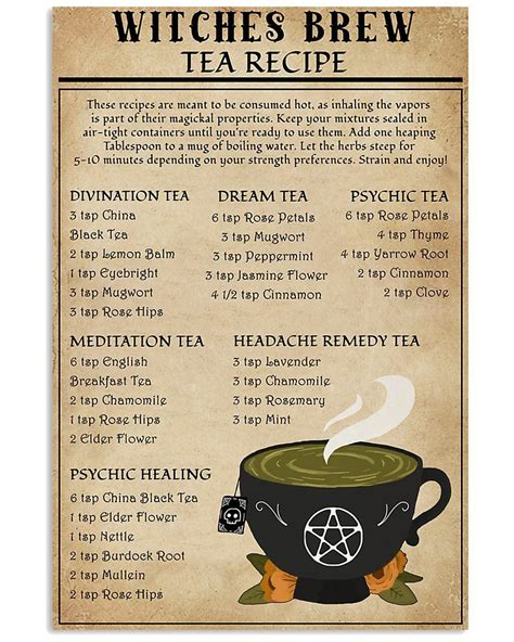 Witch herbal brews